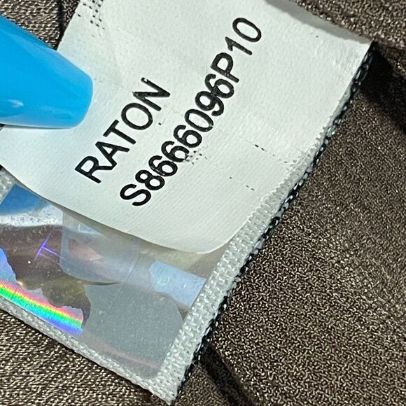 ~ Diane von Furstenberg 4 Raton Stretch Silk Blend Blouse V-neck Bronze Top - Picture 13 of 16